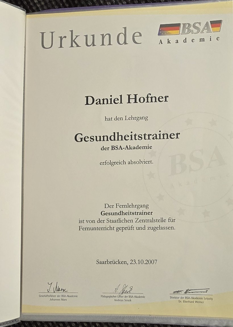 Gesundheitstrainer
